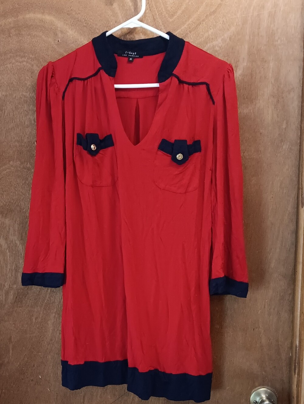 T -bags  Red And Black Shirt.
